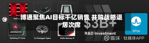 博通聚焦AI目标千亿销售 并购战略退居次席