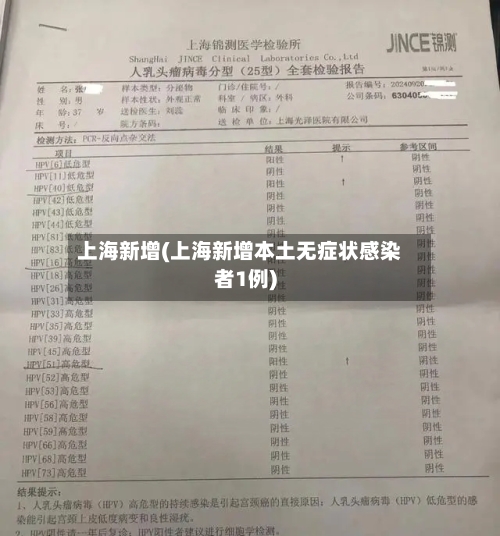 上海新增(上海新增本土无症状感染者1例)-第2张图片