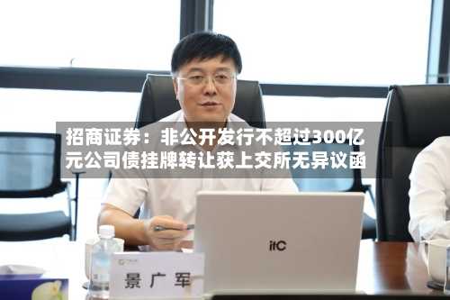 招商证券：非公开发行不超过300亿元公司债挂牌转让获上交所无异议函-第3张图片