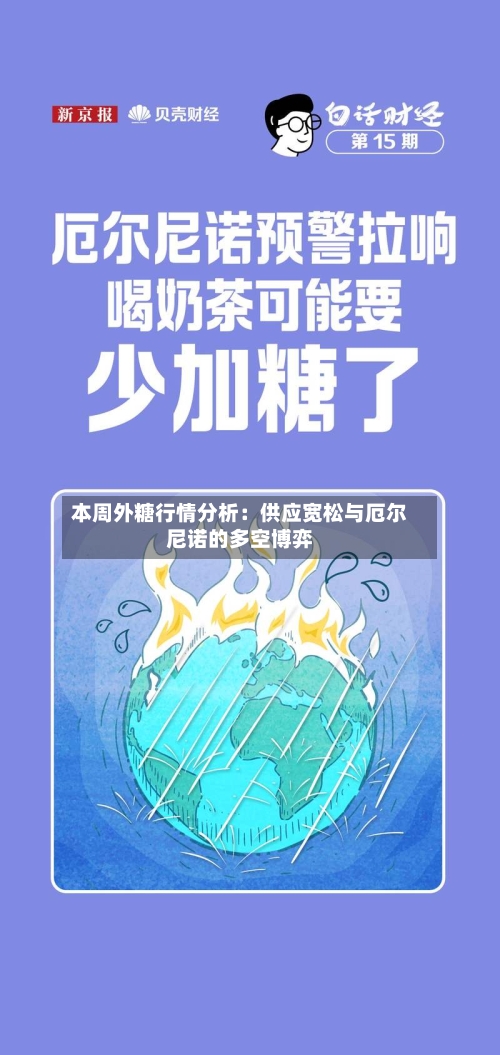 本周外糖行情分析：供应宽松与厄尔尼诺的多空博弈