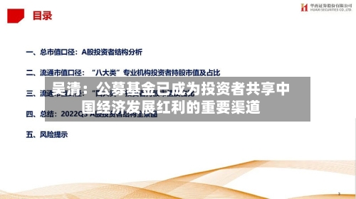 吴清：公募基金已成为投资者共享中国经济发展红利的重要渠道-第3张图片